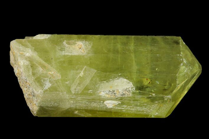 Gemmy, Yellow Apatite Crystal - Morocco #135392